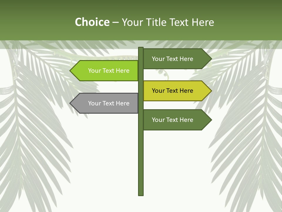 Stem Tropical Curve PowerPoint Template