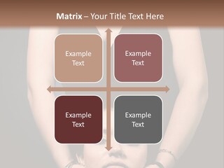 Woman Charm Person PowerPoint Template