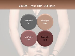 Woman Charm Person PowerPoint Template