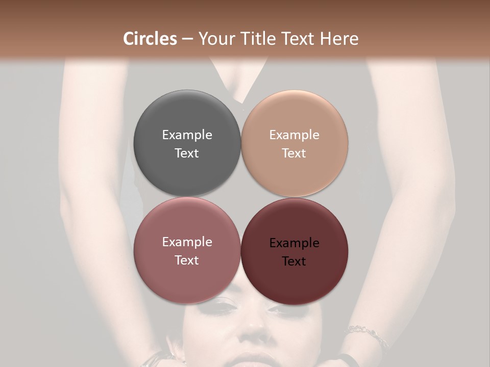 Woman Charm Person PowerPoint Template