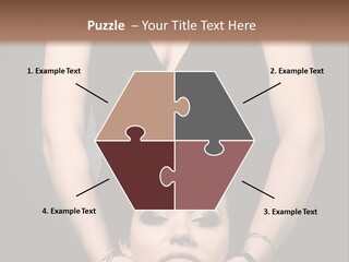 Woman Charm Person PowerPoint Template