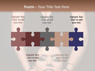 Woman Charm Person PowerPoint Template