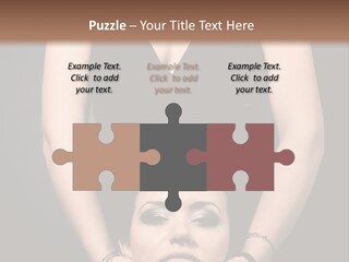 Woman Charm Person PowerPoint Template