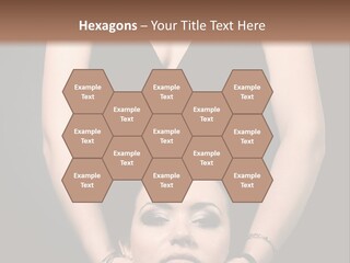 Woman Charm Person PowerPoint Template