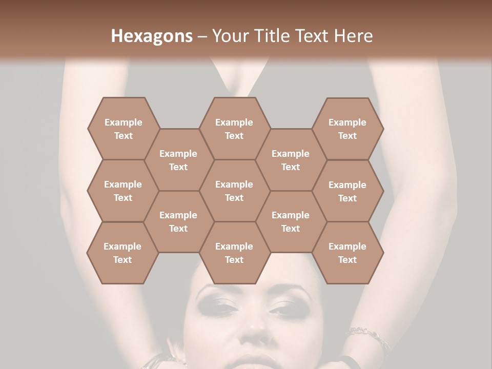 Woman Charm Person PowerPoint Template