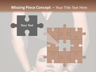 Woman Charm Person PowerPoint Template