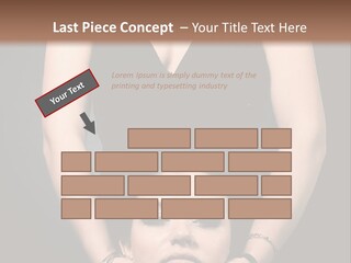 Woman Charm Person PowerPoint Template