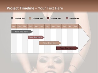 Woman Charm Person PowerPoint Template
