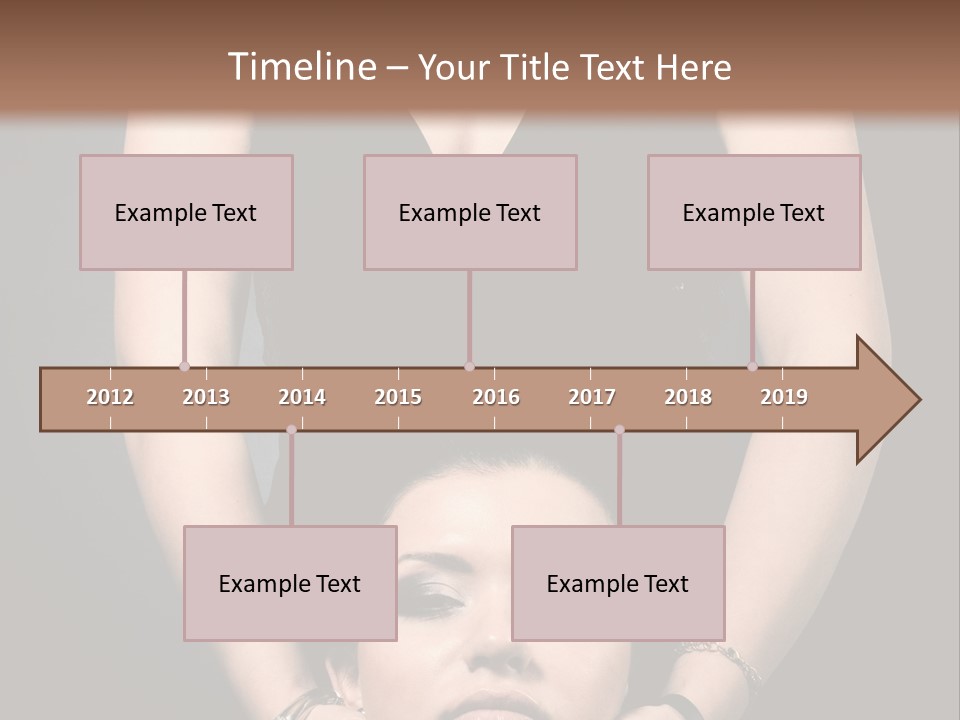 Woman Charm Person PowerPoint Template