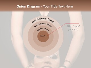 Woman Charm Person PowerPoint Template