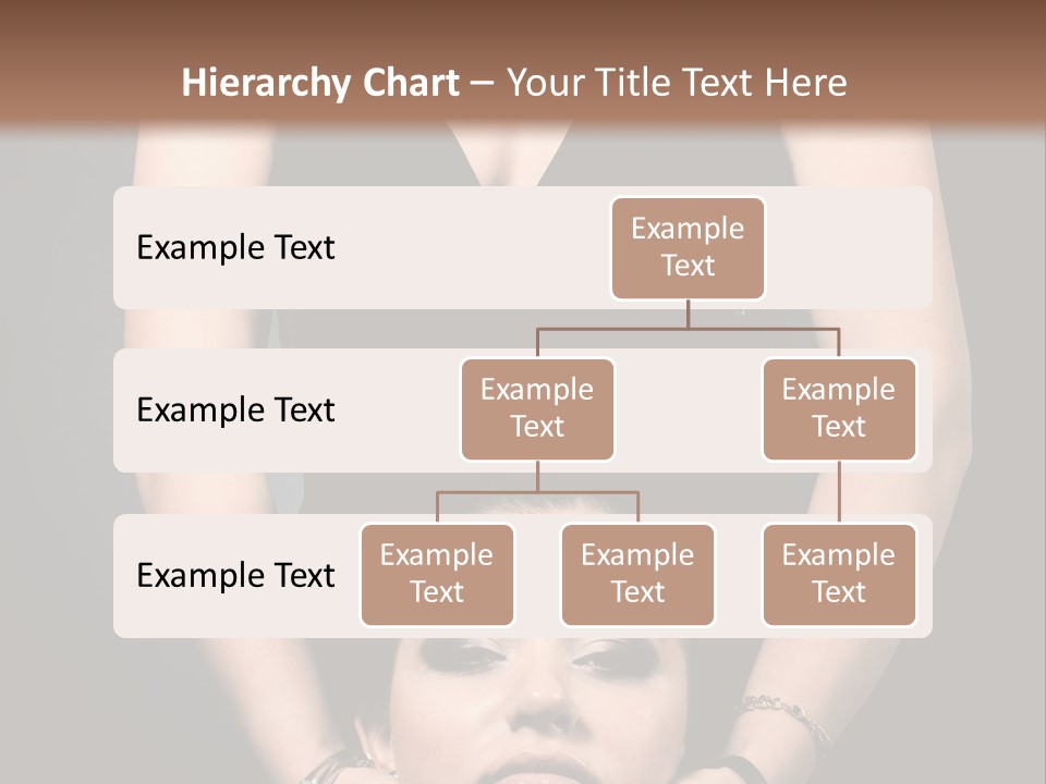 Woman Charm Person PowerPoint Template