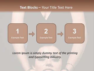 Woman Charm Person PowerPoint Template