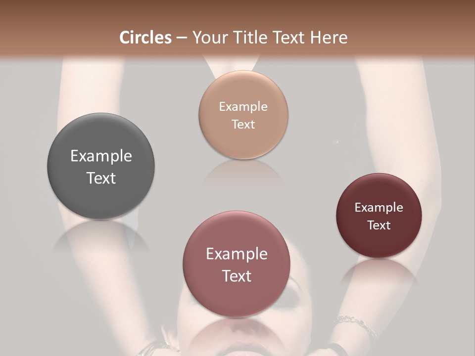 Woman Charm Person PowerPoint Template