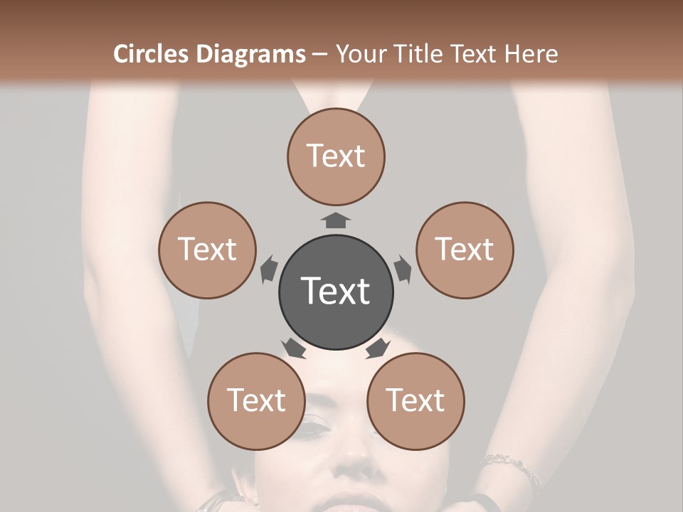 Woman Charm Person PowerPoint Template