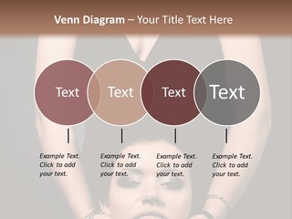 Woman Charm Person PowerPoint Template