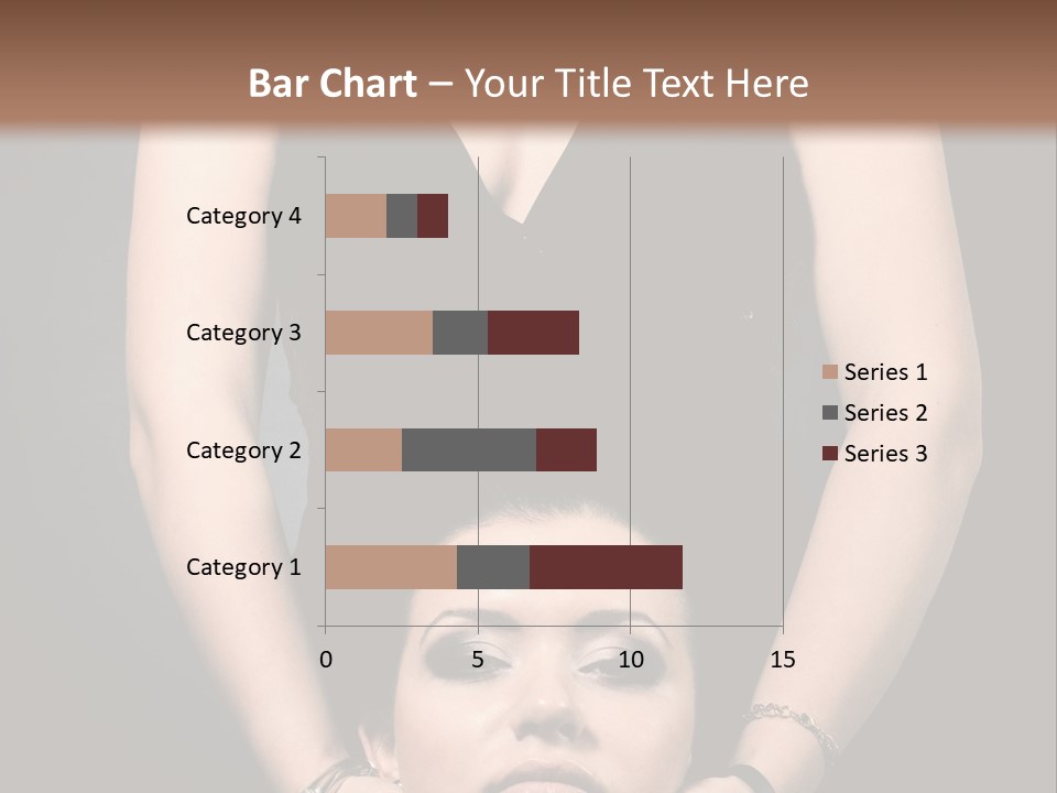 Woman Charm Person PowerPoint Template