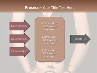 Woman Charm Person PowerPoint Template
