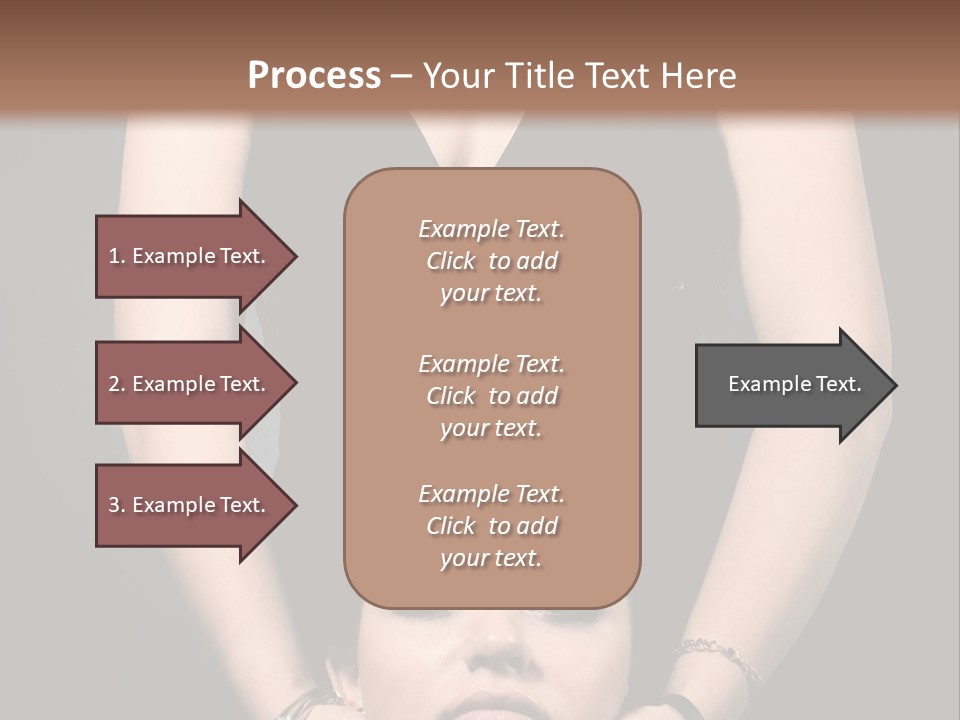 Woman Charm Person PowerPoint Template