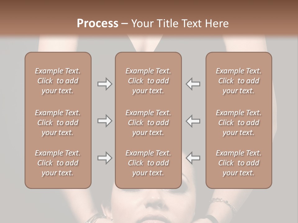 Woman Charm Person PowerPoint Template