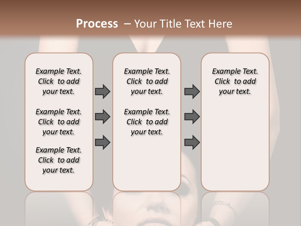 Woman Charm Person PowerPoint Template