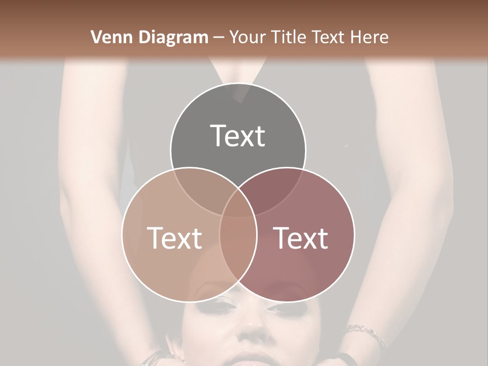 Woman Charm Person PowerPoint Template