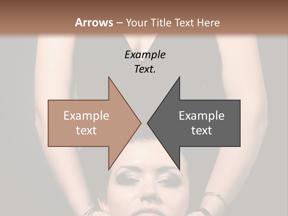 Woman Charm Person PowerPoint Template