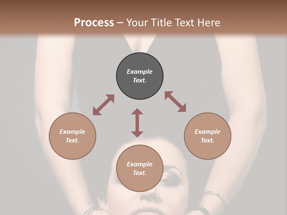 Woman Charm Person PowerPoint Template