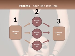 Woman Charm Person PowerPoint Template