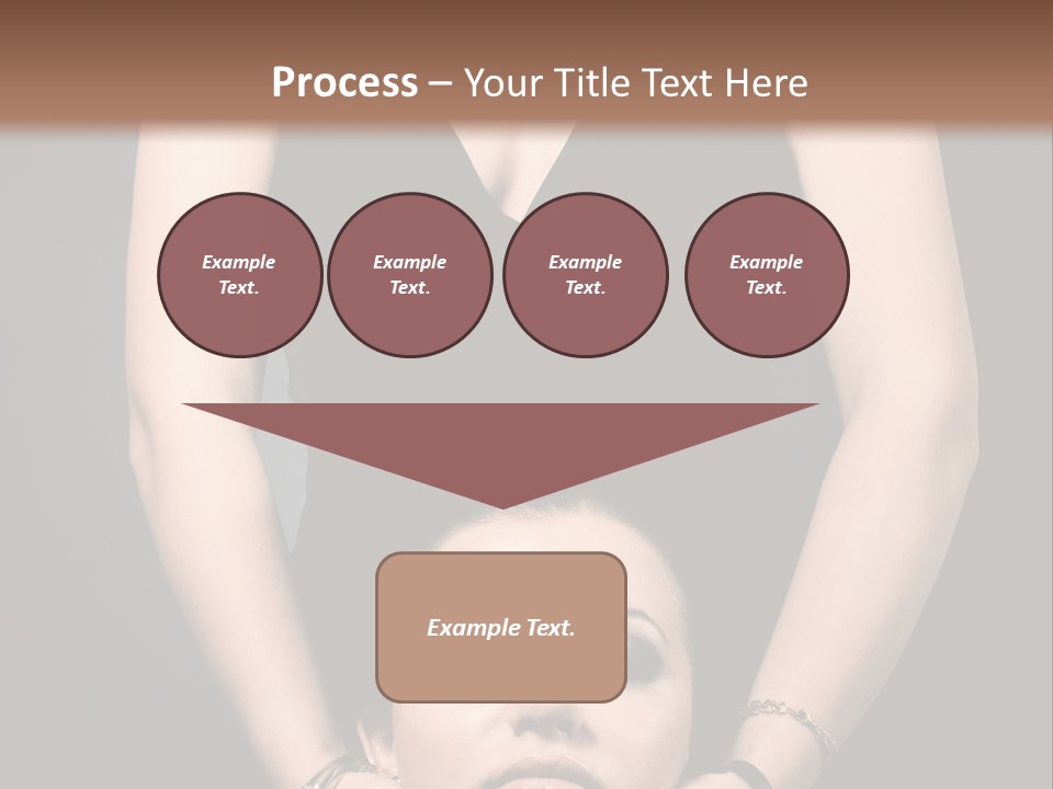Woman Charm Person PowerPoint Template
