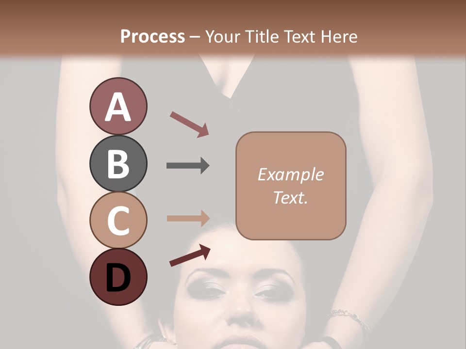 Woman Charm Person PowerPoint Template