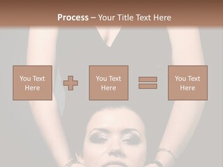 Woman Charm Person PowerPoint Template