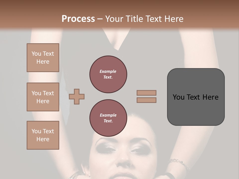 Woman Charm Person PowerPoint Template