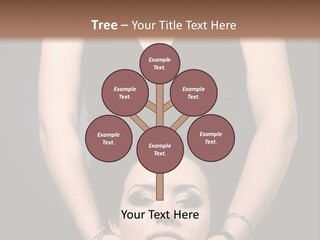 Woman Charm Person PowerPoint Template