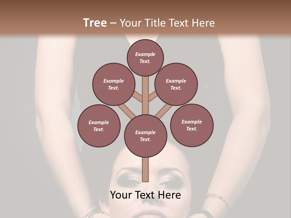 Woman Charm Person PowerPoint Template