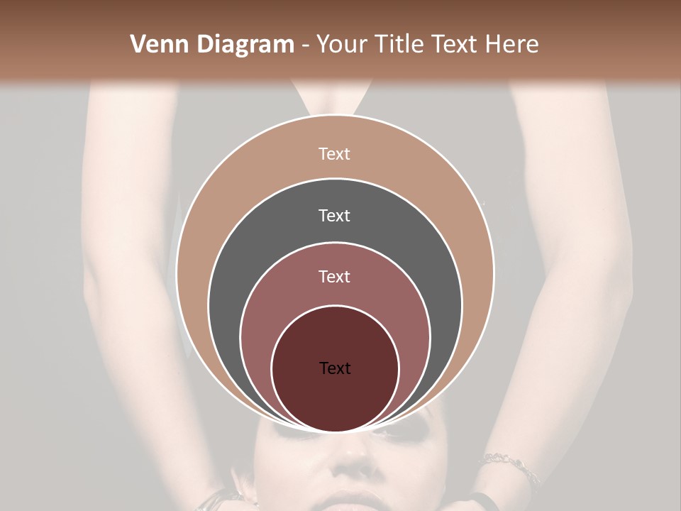 Woman Charm Person PowerPoint Template