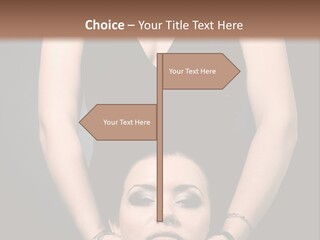 Woman Charm Person PowerPoint Template