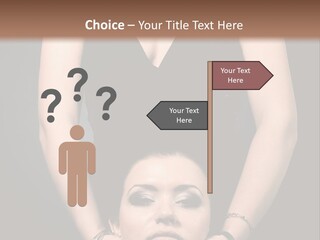 Woman Charm Person PowerPoint Template