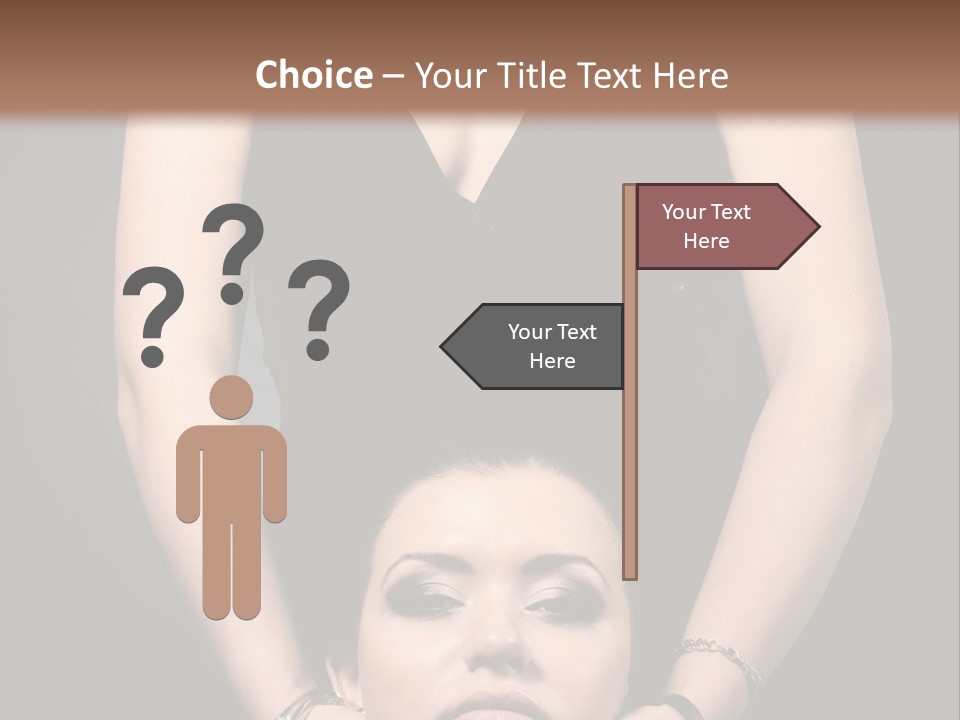 Woman Charm Person PowerPoint Template