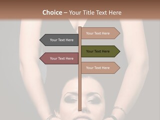 Woman Charm Person PowerPoint Template