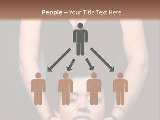 Woman Charm Person PowerPoint Template