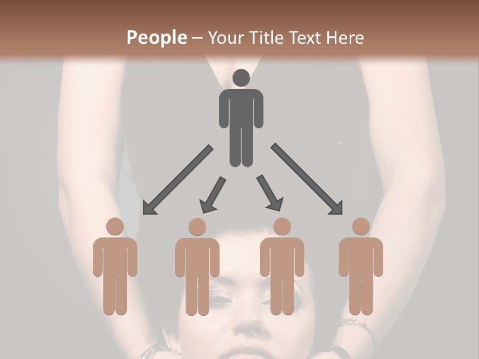 Woman Charm Person PowerPoint Template