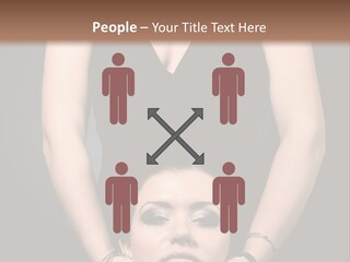 Woman Charm Person PowerPoint Template
