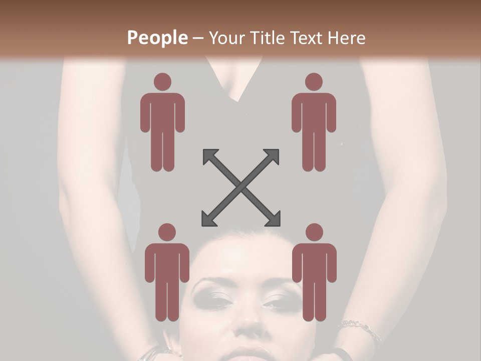 Woman Charm Person PowerPoint Template