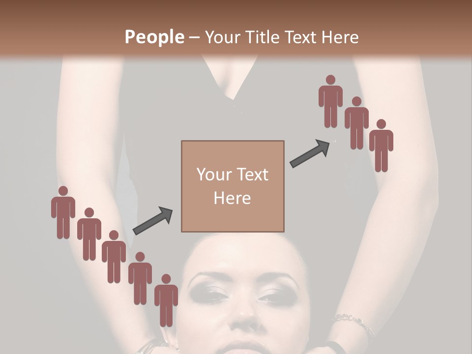 Woman Charm Person PowerPoint Template