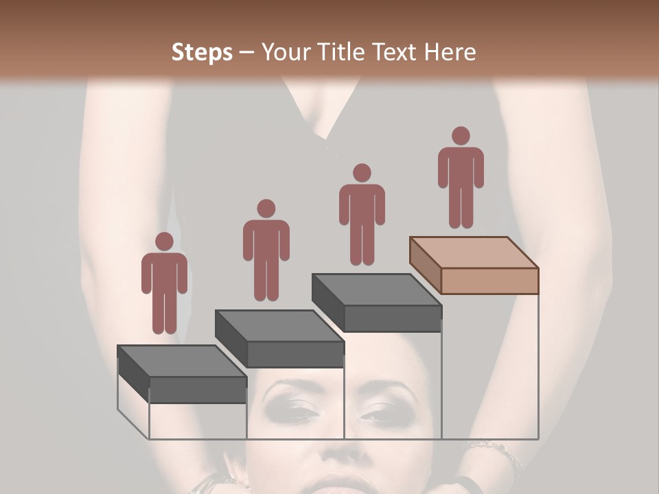 Woman Charm Person PowerPoint Template