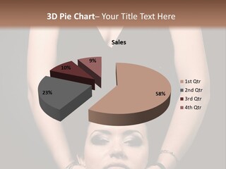 Woman Charm Person PowerPoint Template