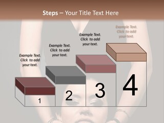Woman Charm Person PowerPoint Template