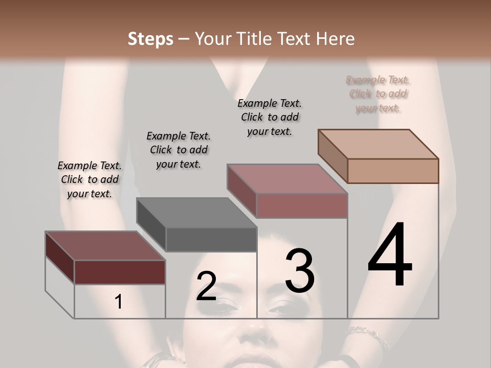 Woman Charm Person PowerPoint Template