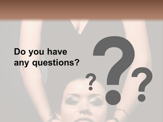 Woman Charm Person PowerPoint Template