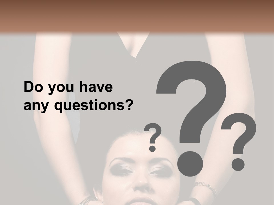 Woman Charm Person PowerPoint Template